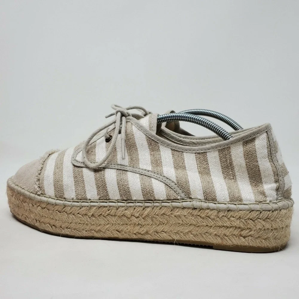 Andre Assous Charlie Striped Canvas Espadrille